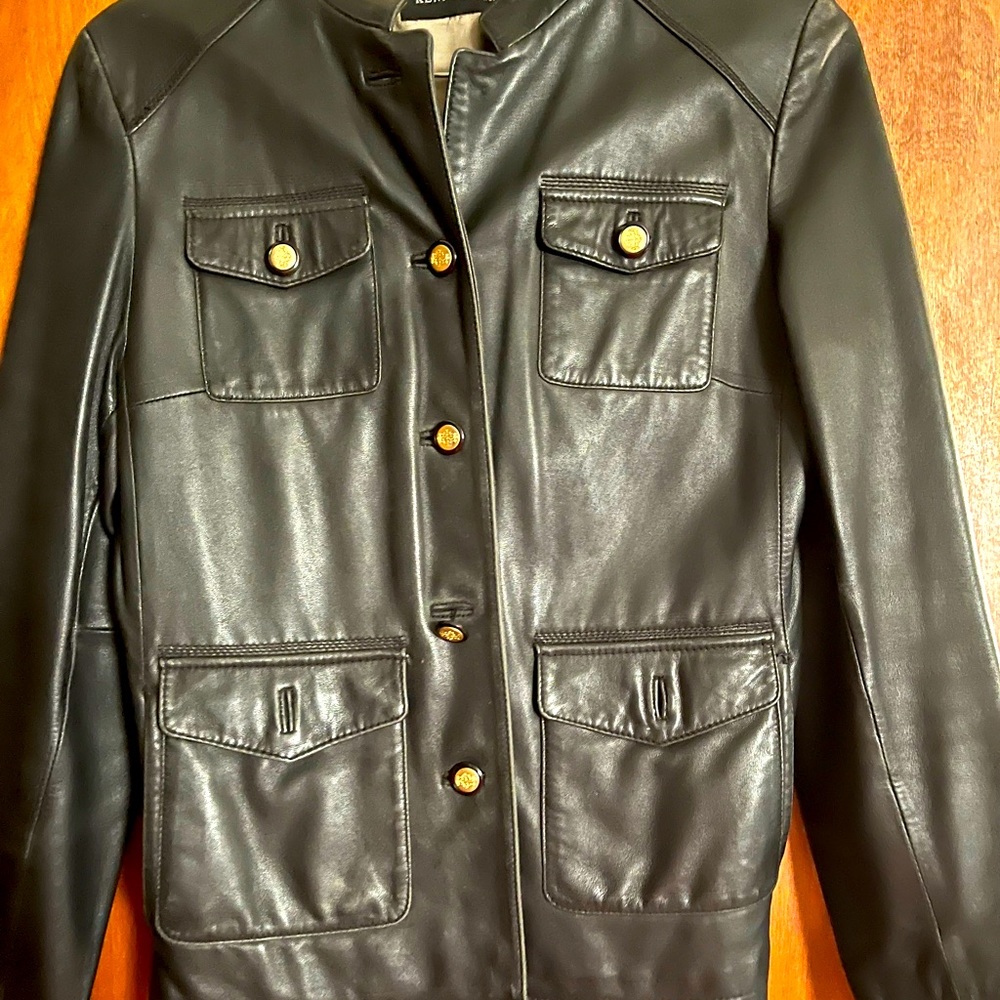 Kenneth Cole Ladies Leather Jacket.